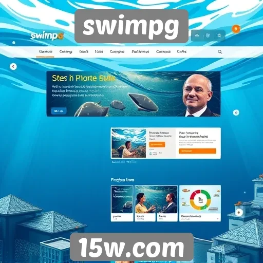 Navegação intuitiva e recursos do site swimpg